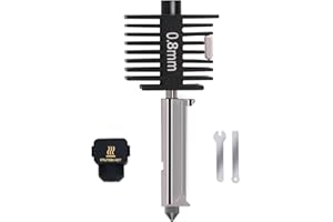 KOYOFEI A1 Mini kit hotend de mise à niveau, tête d'impression 3D, bloc chauffant d'extrémité chaude, avec buse en acier trempé de 0,8 mm et chaussettes en silicone pour Bambu Lab A1/A1 Mini