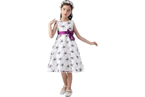 Cichic Girls' Party Dress 2-10 Years Flower Wedding Dress Elegant Formal Dress