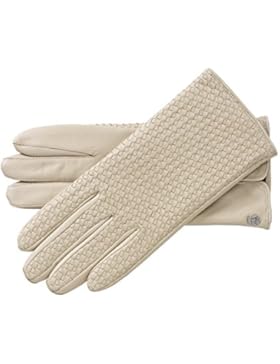 Roeckl Damen Handschuh 'Delicate Weaving' Nappa/Seide Creme