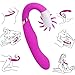 Produktbild YEVIOR Vibratoren für sie, Doppelmotoren Zungenlecken Vibrator für die Klitoris und G-punkt mit 12 Geschwindigkeit Rotation