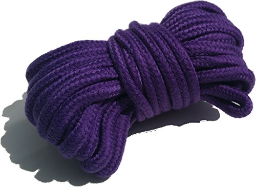 Preisvergleich Produktbild Violett weiche Seil 10 Meter Mehrzweck-waschbar von cufz