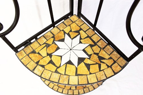 DanDiBo Eckregal Mosaik Merano 12005 Bücherregal 114 cm aus Metall Schmiedeeisen Regal - 3