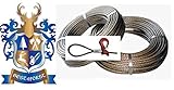 ideal für Forstseilwinden FORST Stahlseil hochverdichtet 8mm / 70m Bund/Forstseil / Windenseil