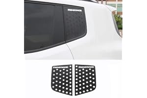 NAKEE Nero coperchio decorativo per vetro triangolo posteriore,copertura decorazione per Rear Triangolo Vetro,Vetro a triangolo posteriore