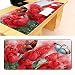 Produktbild Erjiasan Schönheit 900X400X3Mm Rosa Blumen Erweiterte Gaming Mouse Pad Mousepads Große Größe Schreibtischunterlage Für Büroarbeit Große Overlock,400X900X2MM,Stil 2