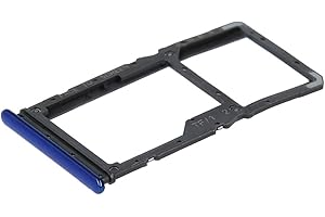 MMOBIEL Dual SIM Kartenhalter Kompatibel mit Xiaomi Note 7 / Redmi Note 7 Pro - SIM Card Tray Schlitten - Inkl. SIM Pin - Blau