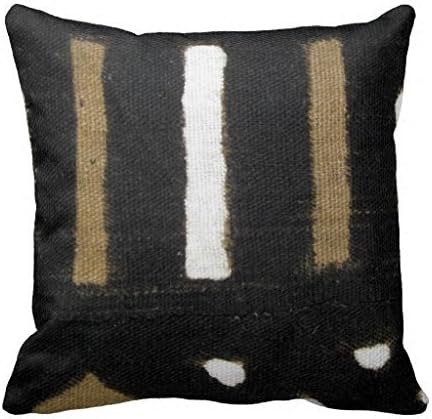Home Decor Personalized Retro Art Print Mudcloth Mali Geometrics Pillow Cover 16x16 (two sides)