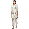 Leriya Fashion Women's Rayon Co Ord Set For Women | Co Ord Set For Women Stylish | Kurta Set For Women | Kurta Set | Ethnic Co Ord Set For Women | 3/4 Sleeve Co-Ord Set