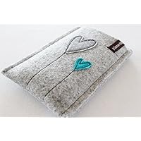 Handytasche - Handyhülle - Samsung Galaxy S8 - aus hochwertigem Wollfilz - Schutz vor Kratzern & Schmutz