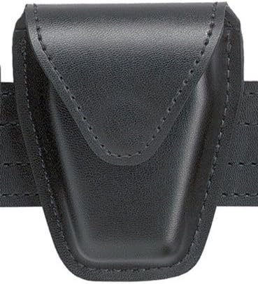Safariland Duty Gear Hidden Snap Flap Top Handcuff Pouch (Plain Black) by Safariland Duty Gear
