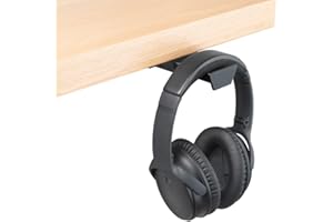Fidly Headset Halter unter dem Tisch – Selbstklebende, ausziehbare Kopfhörerhalterung (schwarz) – Platzsparender Halter für Gaming Headset & Over-Ear Kopfhörer, Schreibtisch Zubehör – Made in Germany