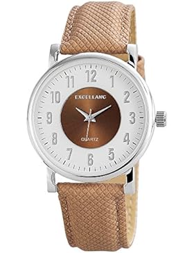 Excellanc Damen-Armbanduhr Analog Quarz verschiedene Materialien 195022100179