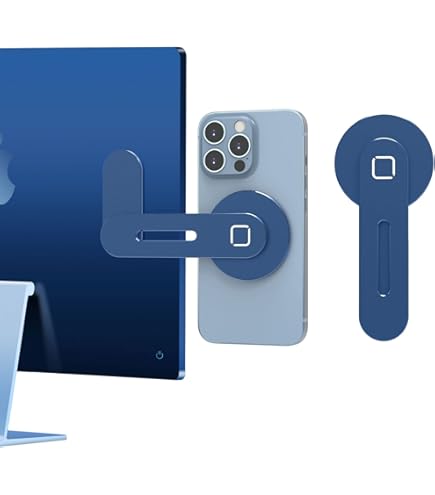 Imluckies Magnetic Laptop Phone Holder, 180° Adjustable Continuity