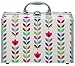 Eden Printed Beauty Case Filled with Cosmetics and Tools