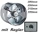 Produktbild 355mm Industrie Rohrventilator mit 500Watt Drehzahlregler Kanallüfter Kanalventilator Rohrlüfter Rohrgebläse Rohrventilator Axial Ventilator Axialventilator Rohr Kanal Gebläse lüfter fan Kanalgebläse Abluft Motor Metallventilator Abluftventilator Absaugung Zuluft Abluftventilator industriegebläse industrielüfter Radialgebläse ablüfter Einbauventilator Einbaulüfter zuluft Abluft Motorgebläse Rohr Kanal Küche Bad Wand Axialgebläse Axiallüfter ventilatoren 355 mm