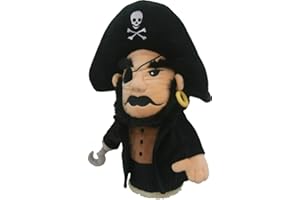 DAPHNE'S HEADCOVERS Daphne's Pirate Novelty Head Cover - Black