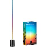 Govee Lampada da Terra Uplighter Tri-Zone Independent, Lampada Illuminazione Ondulata RGBIC, Fnziona con Matter e Alexa, 80+ modalità scena, 1000LM, 2700-6500K, Ideale per Soggiorno, Camera da Letto