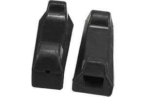 MERIGLARE Gazechimp Motocycle Repose Pied Noir Plance Avant 2 Pcs Pour Yamaha YBR125