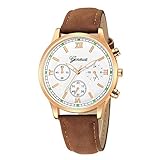 Uhr, Malloom Luxus Quarz Sport Militäred elstahl Vorwahlknopf Lederband Armbanduhr Geschäfts Klassisch Analog Dünn Armbanduhr