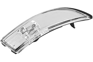 TEROR Mirror Indicator Lens Cover,Door Wing Mirror Indicator Lens Clear Fits for Fie-sta MK7/MK7.5 2009-2017(Right)
