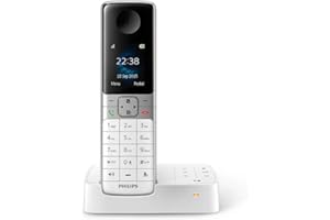 Philips D6351W/38 DECT Téléphone sans Fil avec répondeur