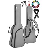 Midex CS-39PAK Classic Guitar Case Gigbag Soft Case Case Waterproof (Hanger Capo Pena)