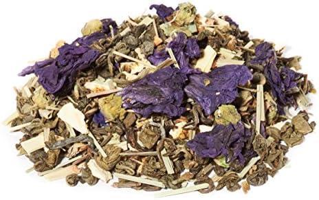 Monsuri - Detox Green Tea China Gunpowder and Matcha with a taste of Lemon and Apricot | 100g Pouch (40 servings) of Loose Leaf Tea | Designed to boost your energy while detoxing your body | Great for Weight Loss, Health &amp; Wellness …