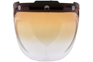 LZBBD SDENSHI Gradient Bubble Visier Für Biltwell Bonanza Gringo & 3 Snap Helme - 6