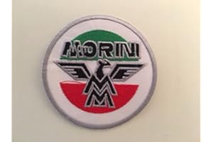 Blue Hawai Toppa termoadesiva, motivo: Morini Moto 7,5 cm