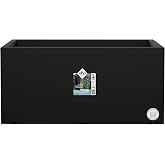 Elho Vivo Next Long 80 cm Planter - Living Black | L 39 x An. 78 x Al. 37.9 cm | Apta para interior y exterior | Pl&aacute;stico al