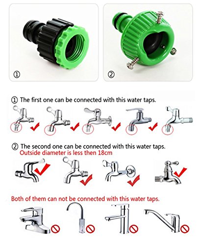super-bab Flexibler Gartenschlauch Home Garten Wasser Schlauch/Magic Flexibler Gartenschlauch Wasserschlauch mit Sprühpistole Roll-Bewässerung Teleskop Gummi Schlauch - 6
