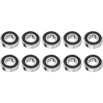 10 Roulements à Billes 6204-2RS Double étanchéité - 20x47x14 Mm - Pour Usage Industriel, Haute Vitesse - 11
