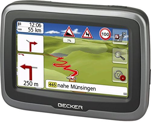 Becker Mamba 4 CE LMU Motorcycle Yoke Cap GPS (Glare-Free 10.9 cm (4.3 Zoll) Display,