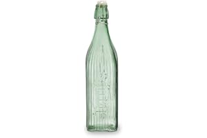 Quid Viba Bouteille avec bouchon en verre Sodo Passe au réfrigérateur Non compatible micro-ondes Recyclable 1 l