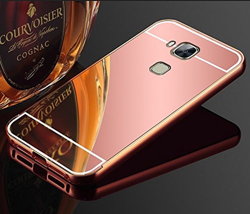 PREVOA       Metal Bumper Frame   Back Plastic Case Protictive Funda HUAWEI NOVA PLUS Smartphone 5 5 Pulgadas - Rosa