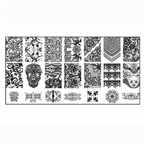 Malloom® Nail Stamp Stamping Image Plate Print Nail Art Template