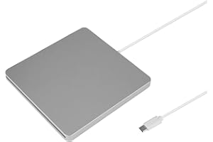 TOSUNY Tipo C Unità DVD esterna, masterizzatore di masterizzazione CD/DVD di tipo C Silenzioso slot per la masterizzazione a pulsante in Caricamento masterizzatore esterno per Mac OS