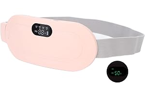SHANRYA Cintura in Vita Riscaldata, USB Ricaricabile 3 Modalità Di Cintura Riscaldante per Massaggio in Vita Elettrica per Alleviare Il Dolore Cintura Riscaldante Mestruale con Compressione Calda