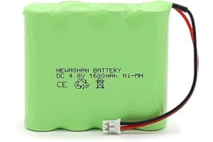 NEWASHAN Batterie Compatible avec Sport-ELEC Multisport Pro Precision 1600mAh 4,8V Rechargeable Ni-MH AA Accu Piles avec Connecteur (Lot de 1)