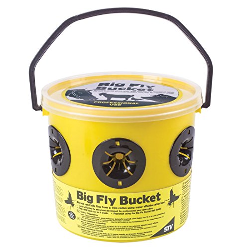 Großer Fliegeneimer (Lockt Fliegen mithilfe eines super-wirksamen Lockstoffs innerhalb eines Radius von 10 m)