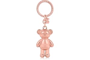 TOUS Llavero Oso Teddy Bear dorado rosa