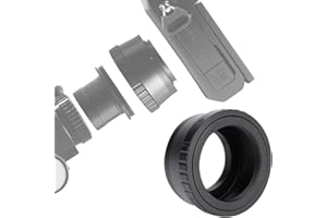 Yunir Anillo Adaptador de Lente de aleación de Aluminio T2-M4/3 Soporte de telescopio para para Micro4/3 G1 GF1 EP1
