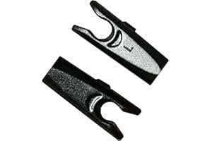 ACCMOS 60pcs Plastic Arrow Pin Nock Size L and Size S for ID 4.2mm ID 6.2mm ID 3.2mm Shaft Arrow Tails Replacement Nocks, Archery DIY Arrows Accessory