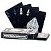 Produktbild Wasserdichtes Pokerkarten schwarze Spielkarten Profi Poker Karte Spielkarte playing cards aus Plastik Top Qualität Plastic Poker für Ihr Poker Vergnügen (EAGLE)