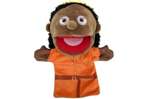 LOMTRATS Marionnettes familiales,Comprend Grand-père,Grand-mère,Papa,Maman,Fille,Fils avec Bouche Ouverte Mobile,parfaites pour raconter des Histoires,enseigner,Cadeaux d'anniversaire,1 Pcs