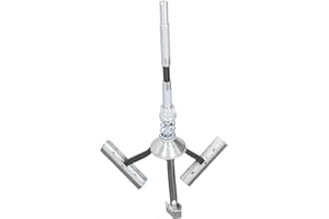 AUSLA 3 Stones Engine Cylinder Hone, 32mm - 90mm Adjustable Cylinder Hone Engine Flexible Shaft Tension Tool for Cars Trucks Buses Tractors