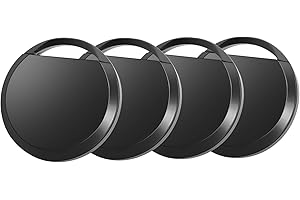 SUOXIOM 4PCS Air Tag Schlüsselfinder, Air Tag Tracker KeyFinder Smart Bluetooth Tag wasserdicht Item Finder Mini Tracker Kompatibel mit Apple ¿Dónde está? APP (solo iOS) para maletas, bolsos, equipaje