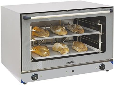 Casselin convection steem oven for pastry in stainless steel 6400W - 4 insertions