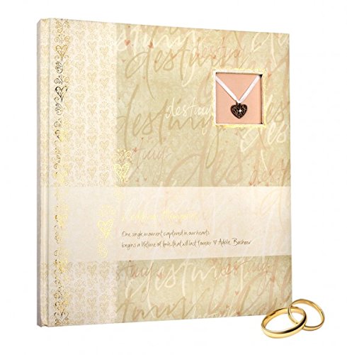 HENZO Hochzeits Fotoalbum DESTINY - für bis zu 156 Fotos 10 x 15 cm - 60 Seiten - Album - 30,5 x 28 cm - Hochzeitsfotoalbum - Buchalbum - Fotobuch