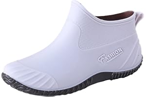 callmo Damen Gummistiefel Leichte Atmungsaktiv Hoch Regenschuhe Weitschaft Wasserdichter Rutschfeste Regenstiefel Kurz Barfuss Reitsportschuhe halbhoche Lang Barfuß Leichtetten Rain Boots Stiefel